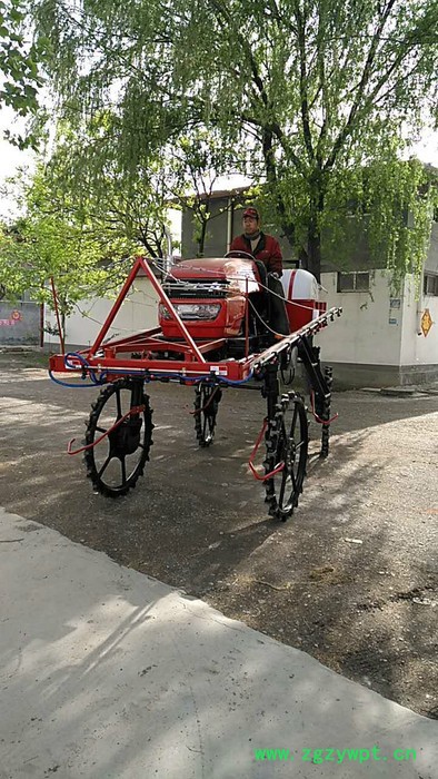 青州嘉億自走式水旱地高低隙\噴藥機\施肥機\打藥機\運秧機\水稻玉米\噴霧機\長5000x寬1700x高2300