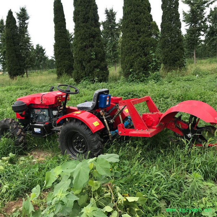 宏博 果園田間農用四輪種植開溝機 四輪帶花生噴藥播種覆膜機