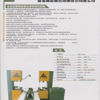 全自動(dòng)催化劑專用雙端面切割機(jī)