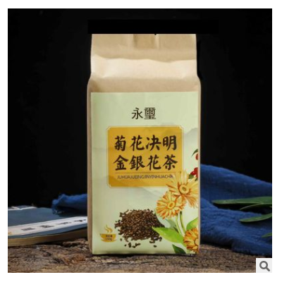 菊花枸杞決明子茶 牛蒡根金銀花桂花組盒裝三角包袋泡茶 OEM加工