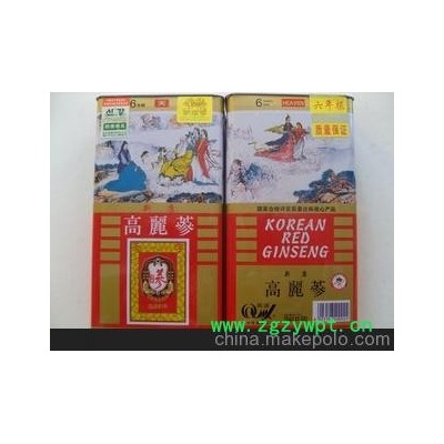 廠家直銷(xiāo) 批發(fā)新康高麗參 人參 天字六年根 37.5g