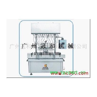 供應全自動自流式液體灌裝機-8頭