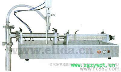 深圳銷售依利達品牌氣動半自動液體灌裝機 ELD-SFQ，氣電控制，操作簡單方便，灌裝精度高，期待您的來電咨詢